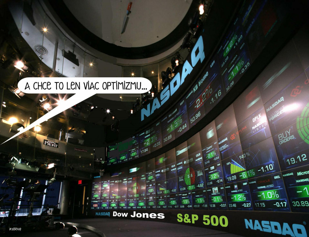 Optimizmus na Wall Street. FOTO: Ľubom&iacute;r Kotrha