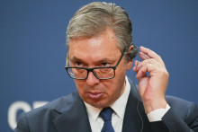 Srbsk&yacute; prezident Aleksandar Vučič. FOTO: TASR/AP