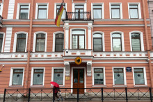 Gener&aacute;lny konzul&aacute;t Nemecka v Petrohrade v Rusku. FOTO: Reuters
