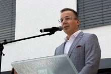 Minister pr&aacute;ce, soci&aacute;lnych vec&iacute; a rodiny Erik Tom&aacute;&scaron; (Hlas-SD). FOTO: TASR/Maro&scaron; Čern&yacute;