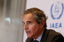 &Scaron;&eacute;f Medzin&aacute;rodnej agent&uacute;ry pre at&oacute;mov&uacute; energiu Rafael Grossi. FOTO: Reuters