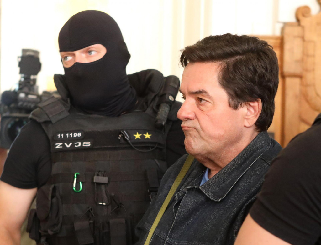 Marian Kočner počas s&uacute;dneho procesu. FOTO: TASR/J&aacute;n Kro&scaron;l&aacute;k