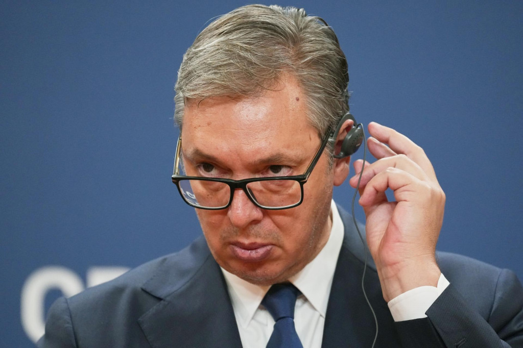 Srbsk&yacute; prezident Aleksandar Vučič. FOTO: TASR/AP