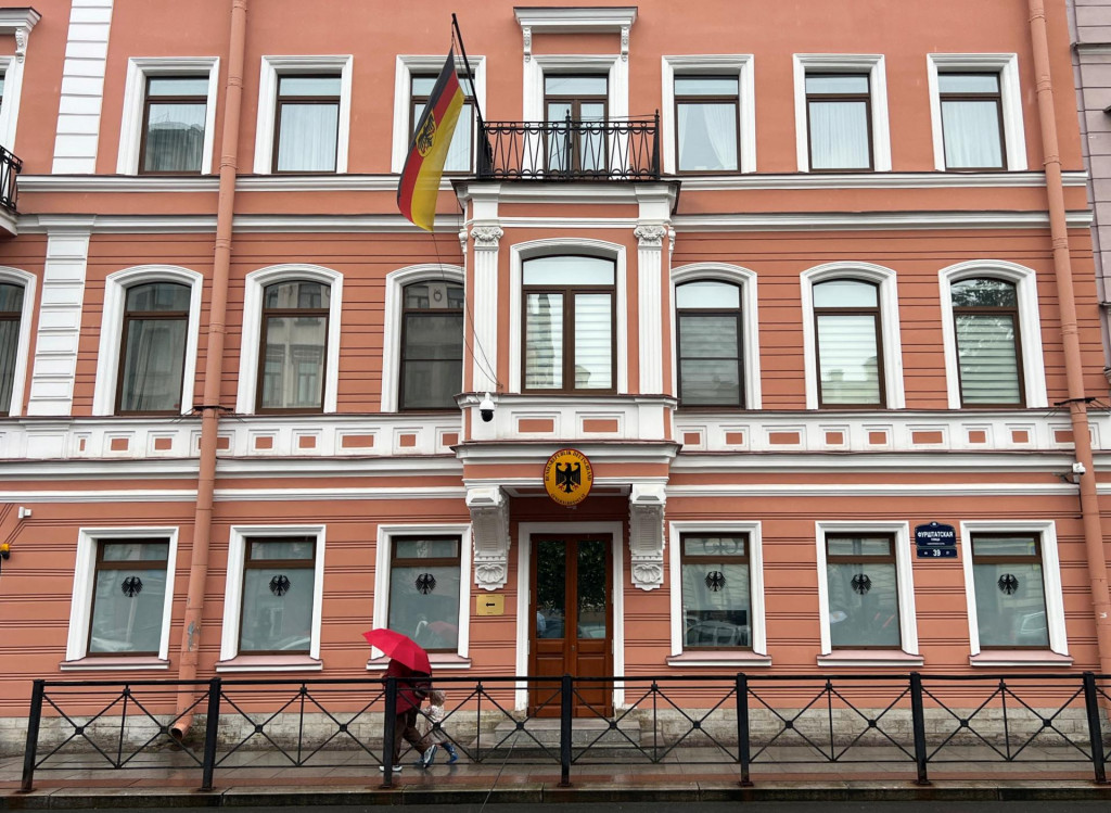 Gener&aacute;lny konzul&aacute;t Nemecka v Petrohrade v Rusku. FOTO: Reuters