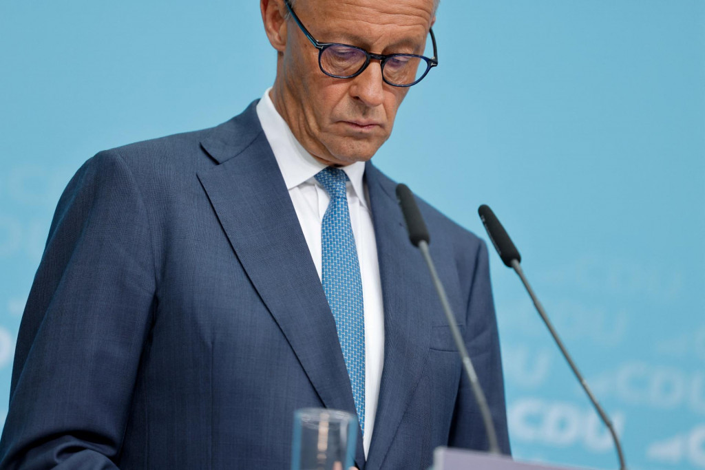 Nemeck&yacute; kancel&aacute;r Friedrich Merz. FOTO: Reuters