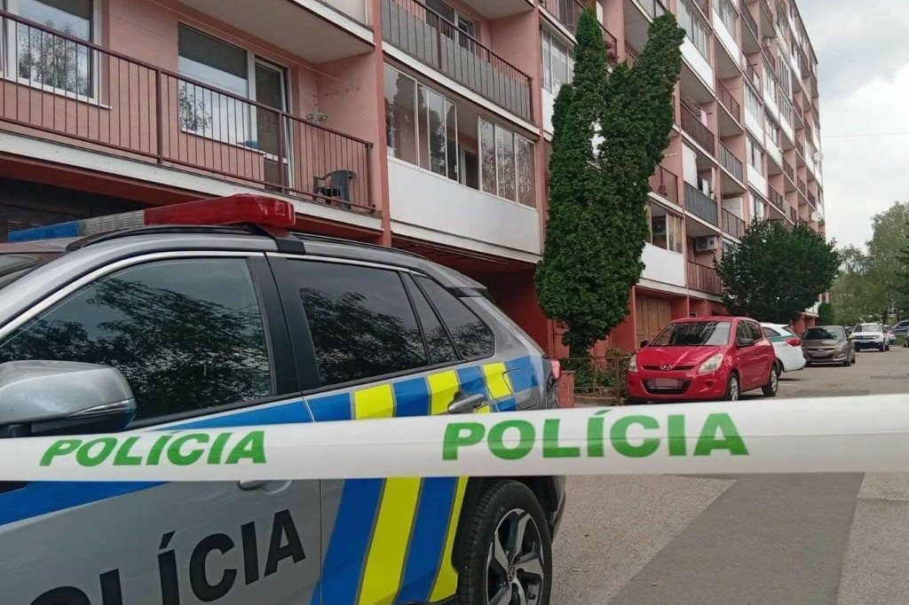 Policajn&eacute; auto v Ko&scaron;iciach. FOTO: FB/Pol&iacute;cia SR - Ko&scaron;ick&yacute; kraj﻿