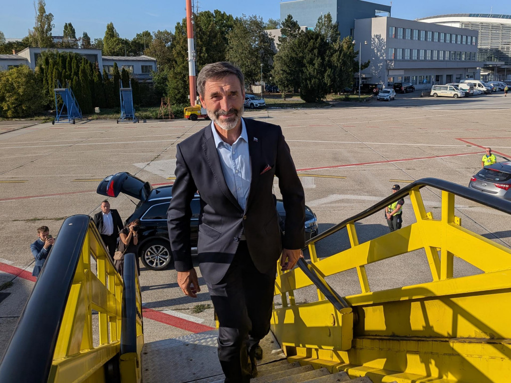 Minister zahraničn&yacute;ch vec&iacute; a eur&oacute;pskych z&aacute;ležitost&iacute; Juraj Blan&aacute;r (Smer-SD). FOTO: TASR/Denis Hofer