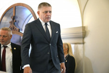 Na sn&iacute;mke predseda vl&aacute;dy Robert Fico pred zasadnut&iacute;m vl&aacute;dy 9. septembra 2026 v Bratislave.

FOTO: TASR/ P. Neubauer