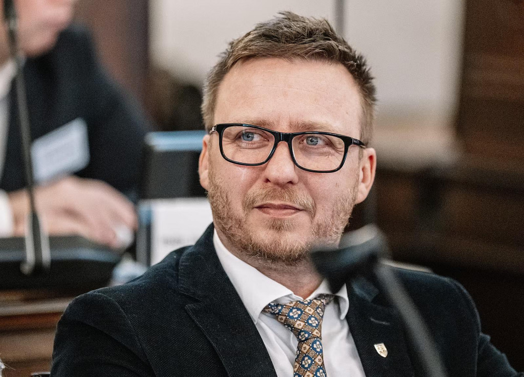 Splnomocnenec vl&aacute;dy pre pand&eacute;miu Peter Kotl&aacute;r. FOTO: Mafra/Petr Topič