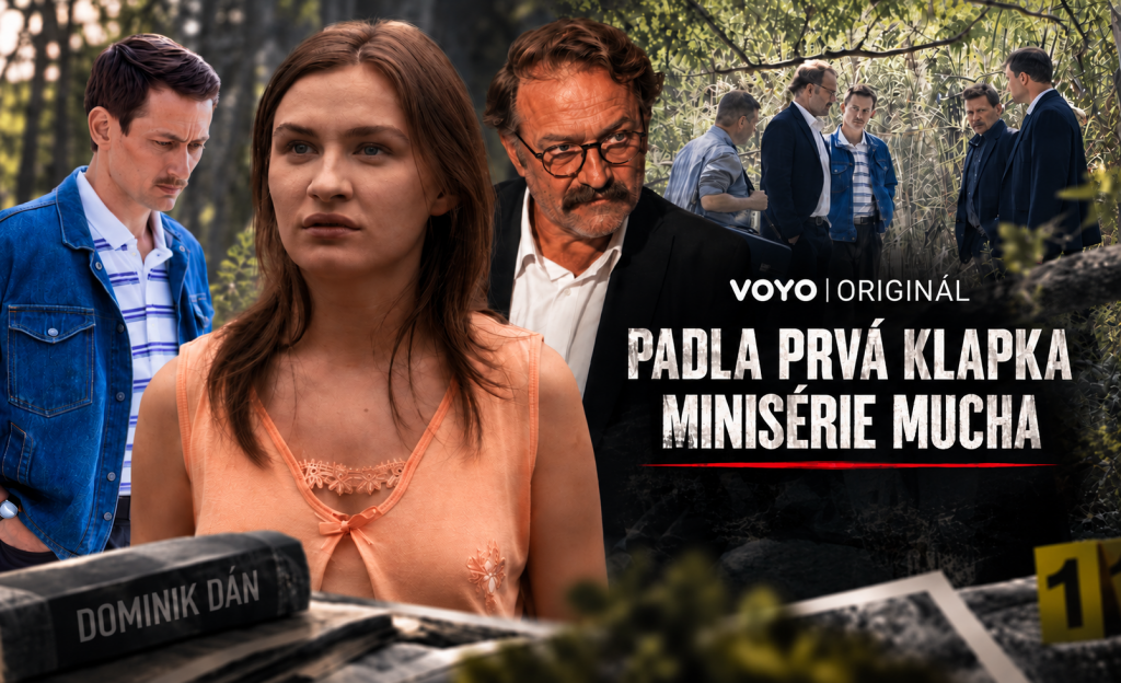 Padla prv&aacute; klapka minis&eacute;rie Mucha. V novom Voyo Origin&aacute;li podľa Dominika D&aacute;na si zahr&aacute; aj Anna Magdal&eacute;na Hroboňov&aacute;.