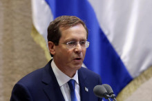 Izraelsk&yacute; prezident Jicchak Herzog. FOTO: Reuters