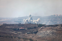 &Uacute;toky Izraela v južnom Libanone. FOTO: Reuters