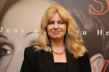 Zuzana Čaputov&aacute; v Lucerně.