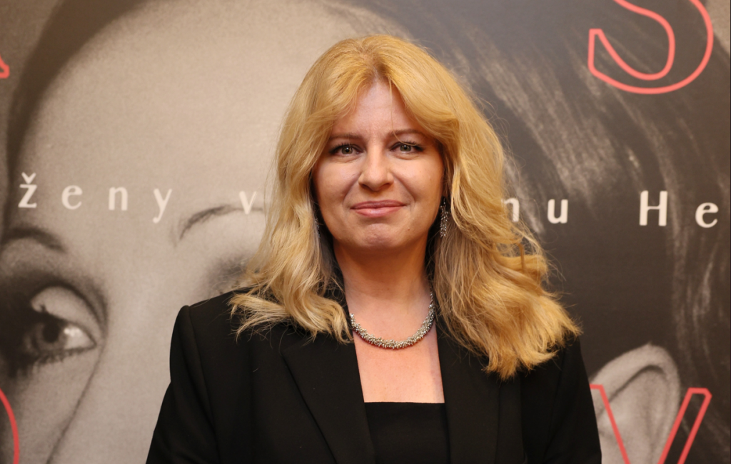 Zuzana Čaputov&aacute; v Lucerně.