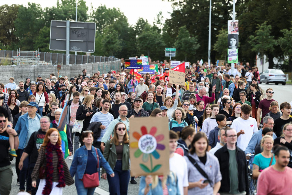 Protest proti AfD. FOTO: Reuters