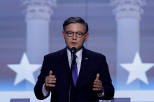 Predseda Snemovne reprezentantov americk&eacute;ho Kongresu Mike Johnson. FOTO: Reuters