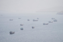 Lode pri Hormuzskom prielive. FOTO: Reuters
