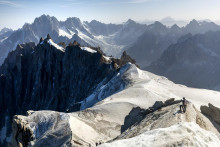Oblasť Mont-Blanc v Chamonix vo Franc&uacute;zsku. FOTO: Reuters