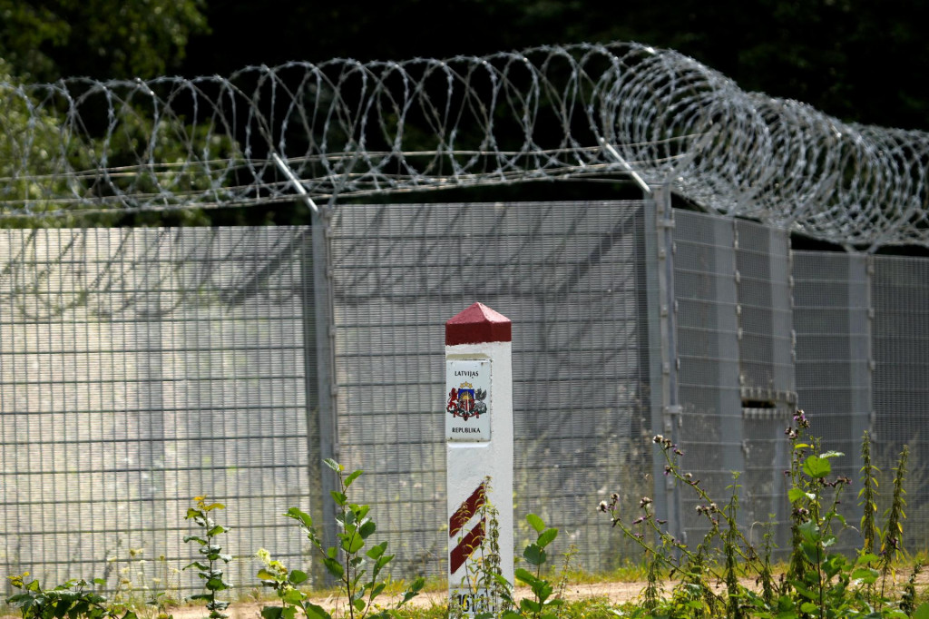 Hranica Litvy s Bieloruskom. FOTO: Reuters