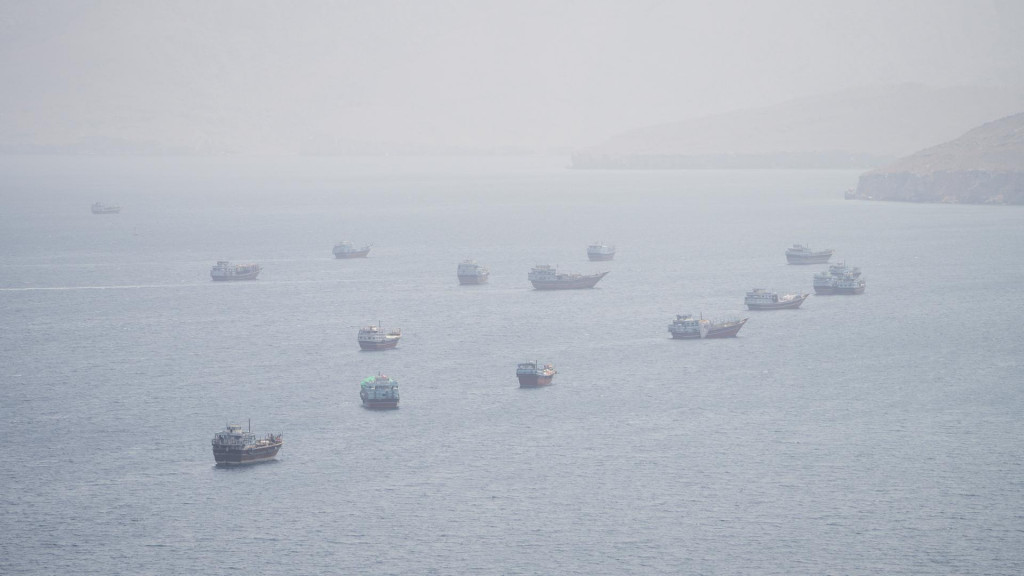 Lode pri Hormuzskom prielive. FOTO: Reuters