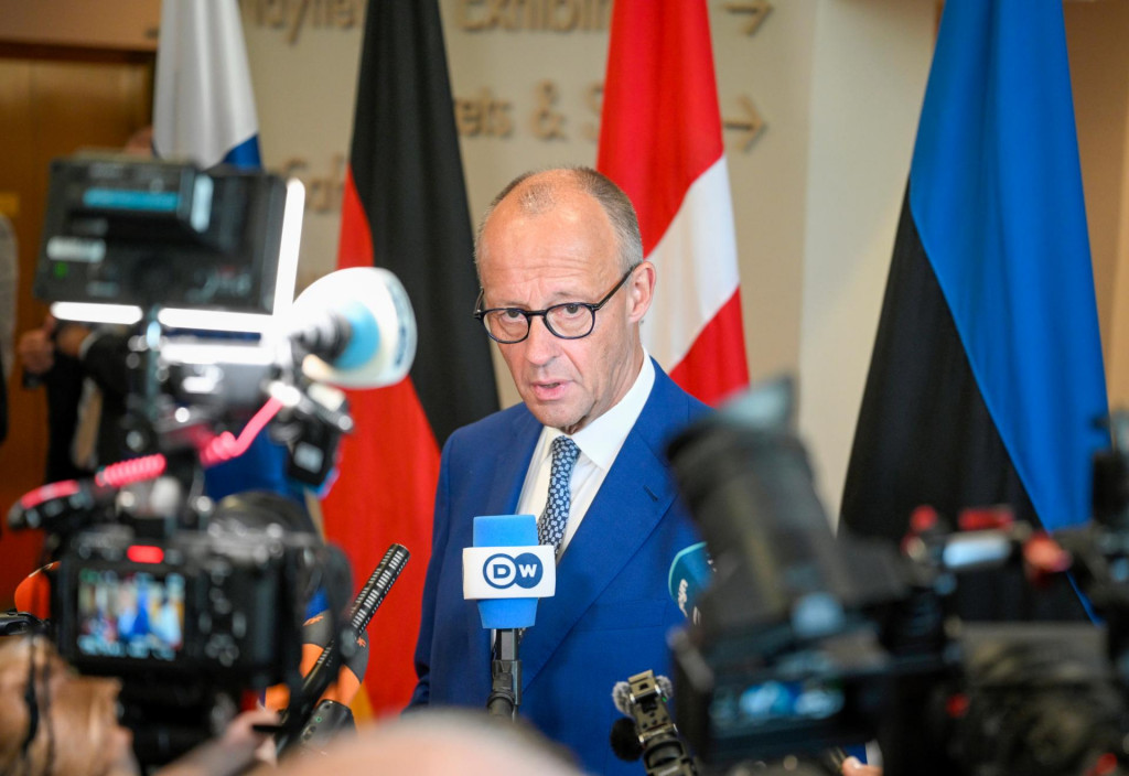 Merzova CDU oproti roku 2021 zoslabla o 4,5 percentu&aacute;lneho bodu. FOTO: TASR/AP