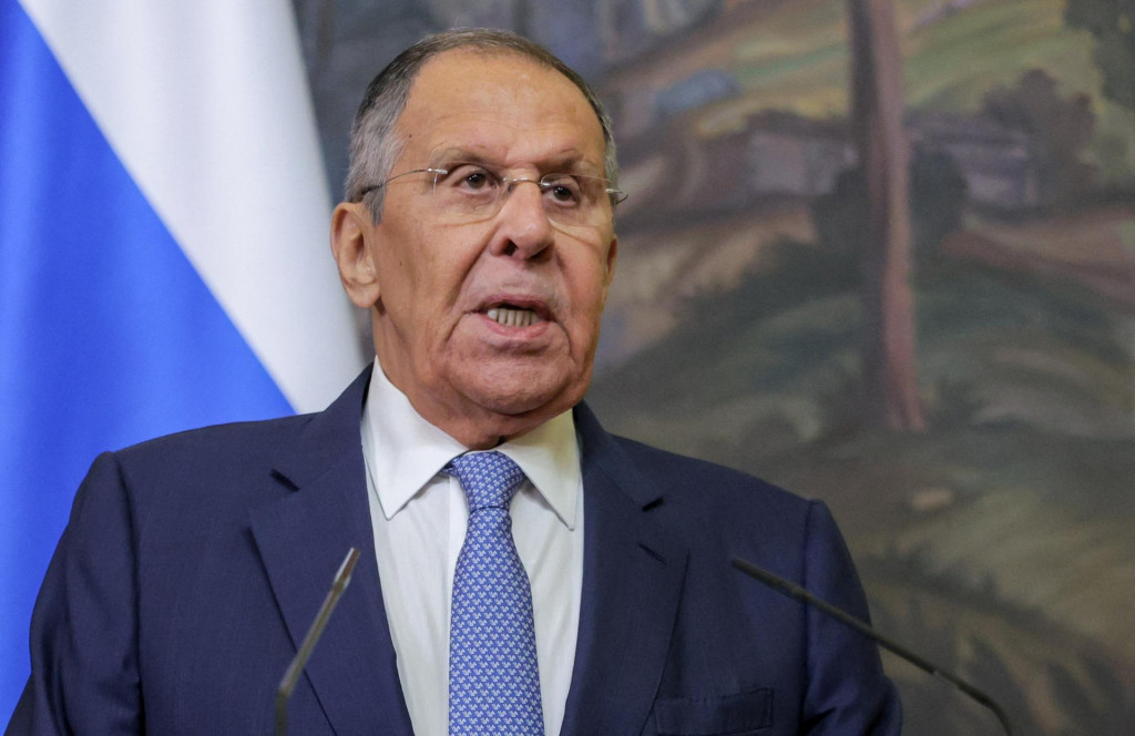 &Scaron;&eacute;f ruskej diplomacie Sergej Lavrov. FOTO: Reuters