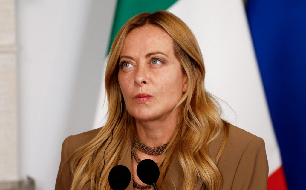 Premi&eacute;rka Taliansko Giorgia Meloniov&aacute;. FOTO: Reuters