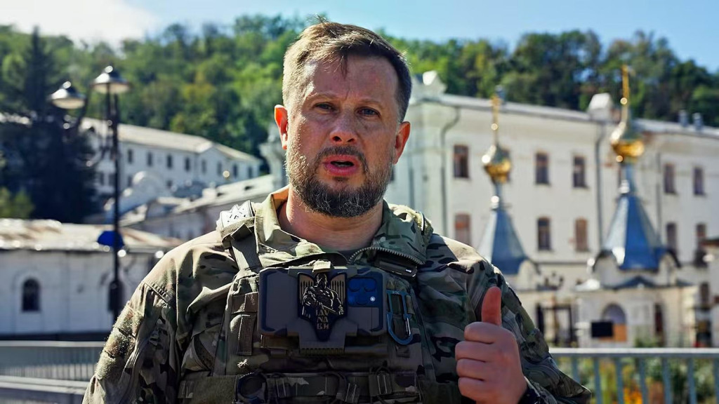 Ukrajinsk&yacute; brig&aacute;dny gener&aacute;l Andrij Bileckyj. FOTO: Telegram/ab3army
